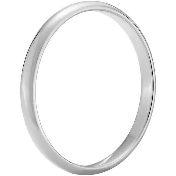Classic Wedding Ring in 14k White Gold (2mm) - Picture 2 of 5
